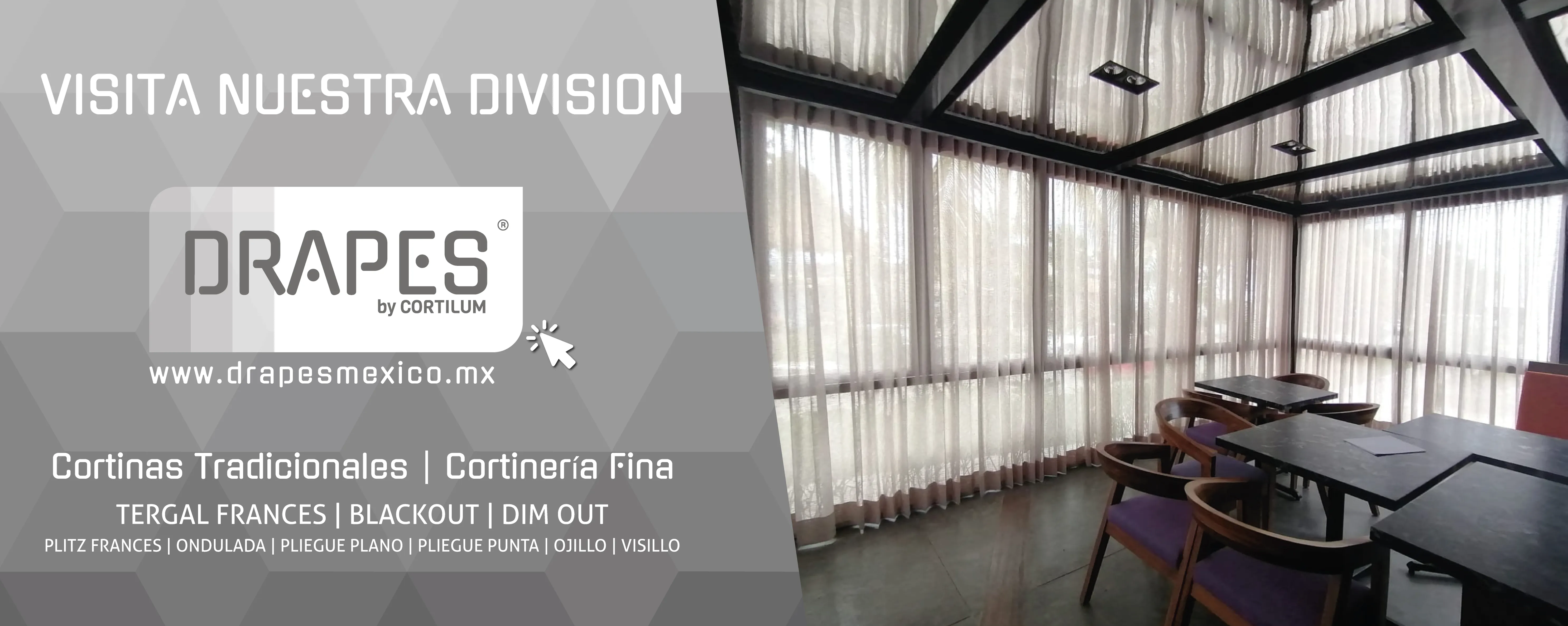 Cortinas de tela tradicionales (drapes)